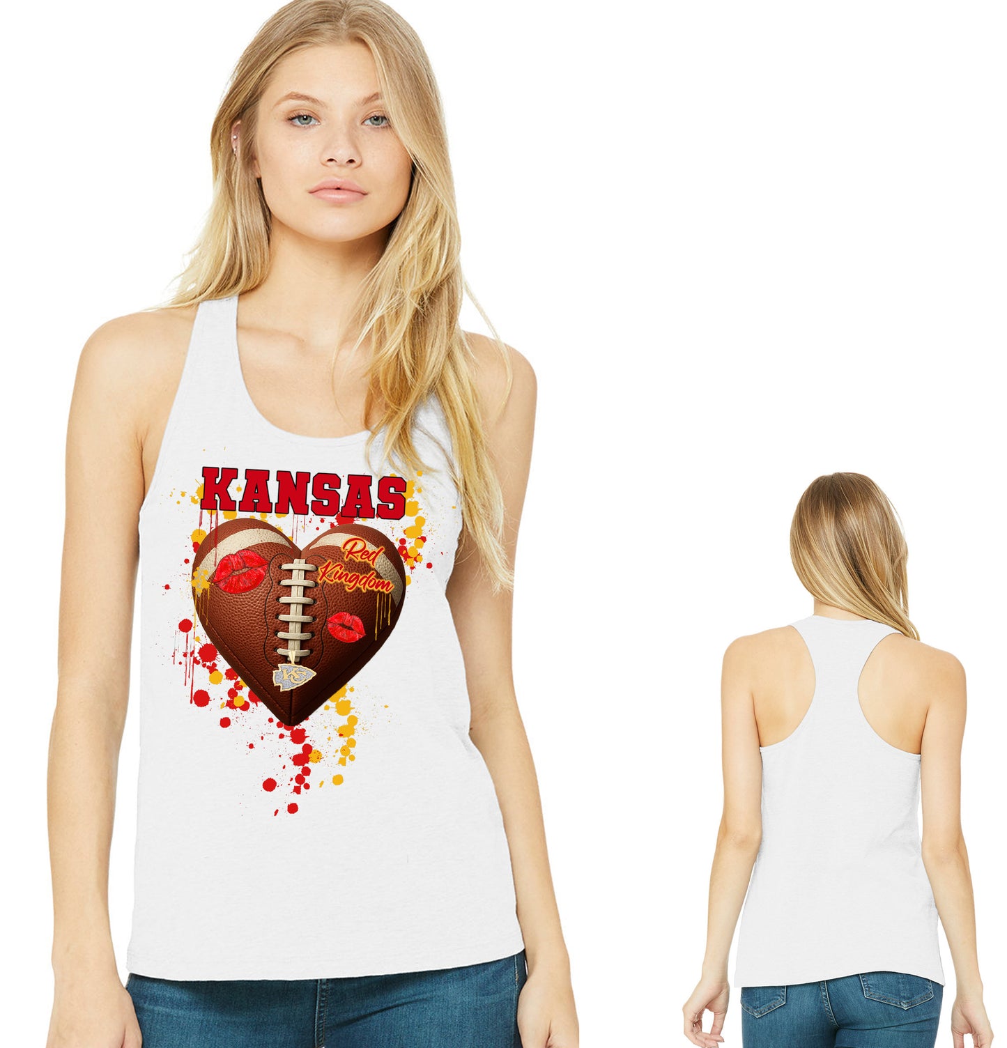 Heart KC Tee Sweatshirt Tank